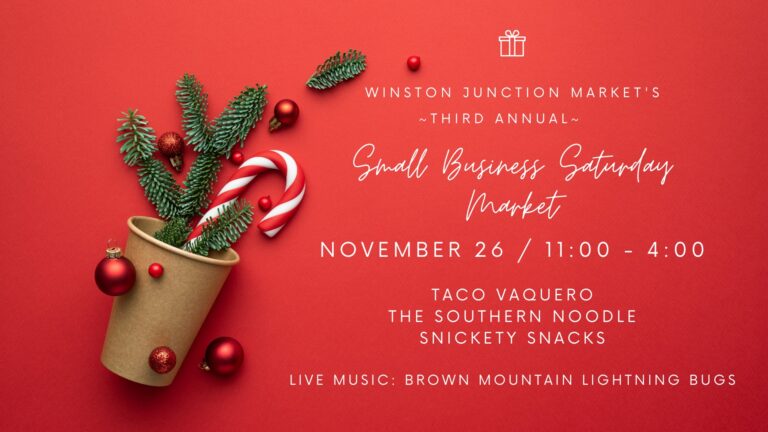 Winston Junction Market's Small Business Saturday Market